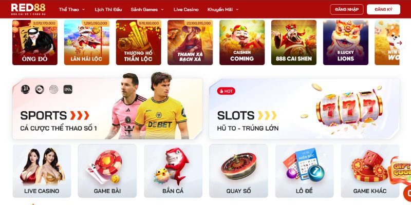 Red88 - Thương hiệu giải trí trực tuyến được tin chọn
