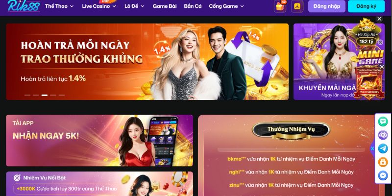 Rik88 - Nền tảng cá cược online hàng đầu 
