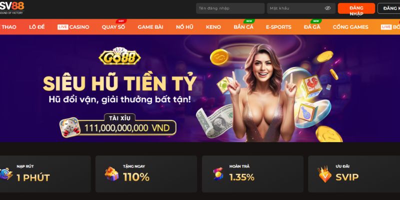 SV88 - Sân chơi cá cược chất lượng